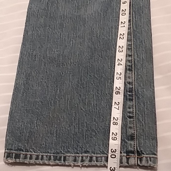 J Crew Women Wide Leg Blue Jeans - Picture 6 of 9